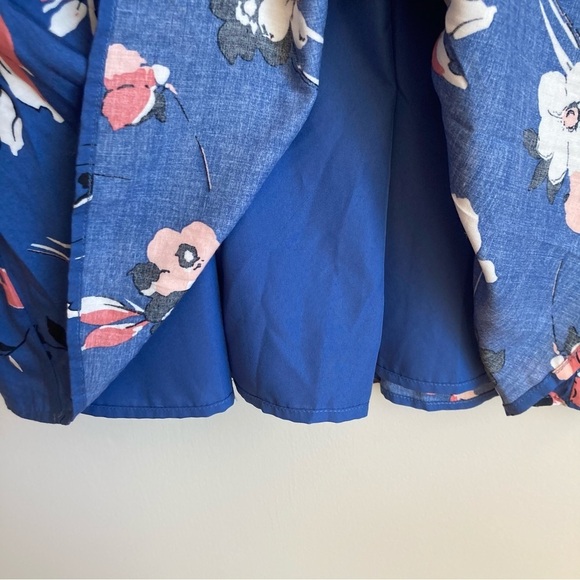 MWT Loft Halter Fit Flare Floral Dress 6 - Picture 6 of 12